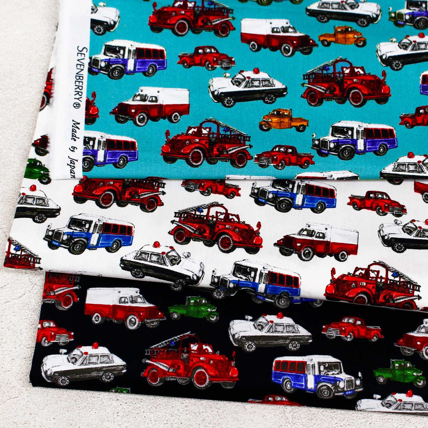 B850571-1 Broad AMERICAN VINTAGE Working Car Width approx. 110cm 1m unit (m)