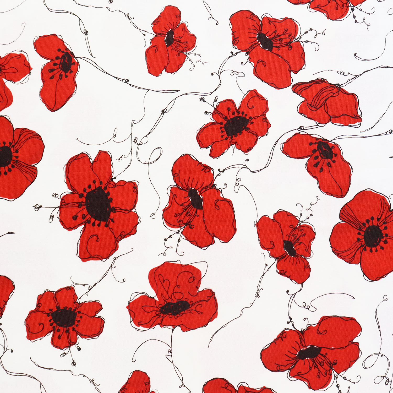 【1030再プリ】■LORA692-131R  Loralie Designs US Print Fabric bolt approx. 10.9m (roll)