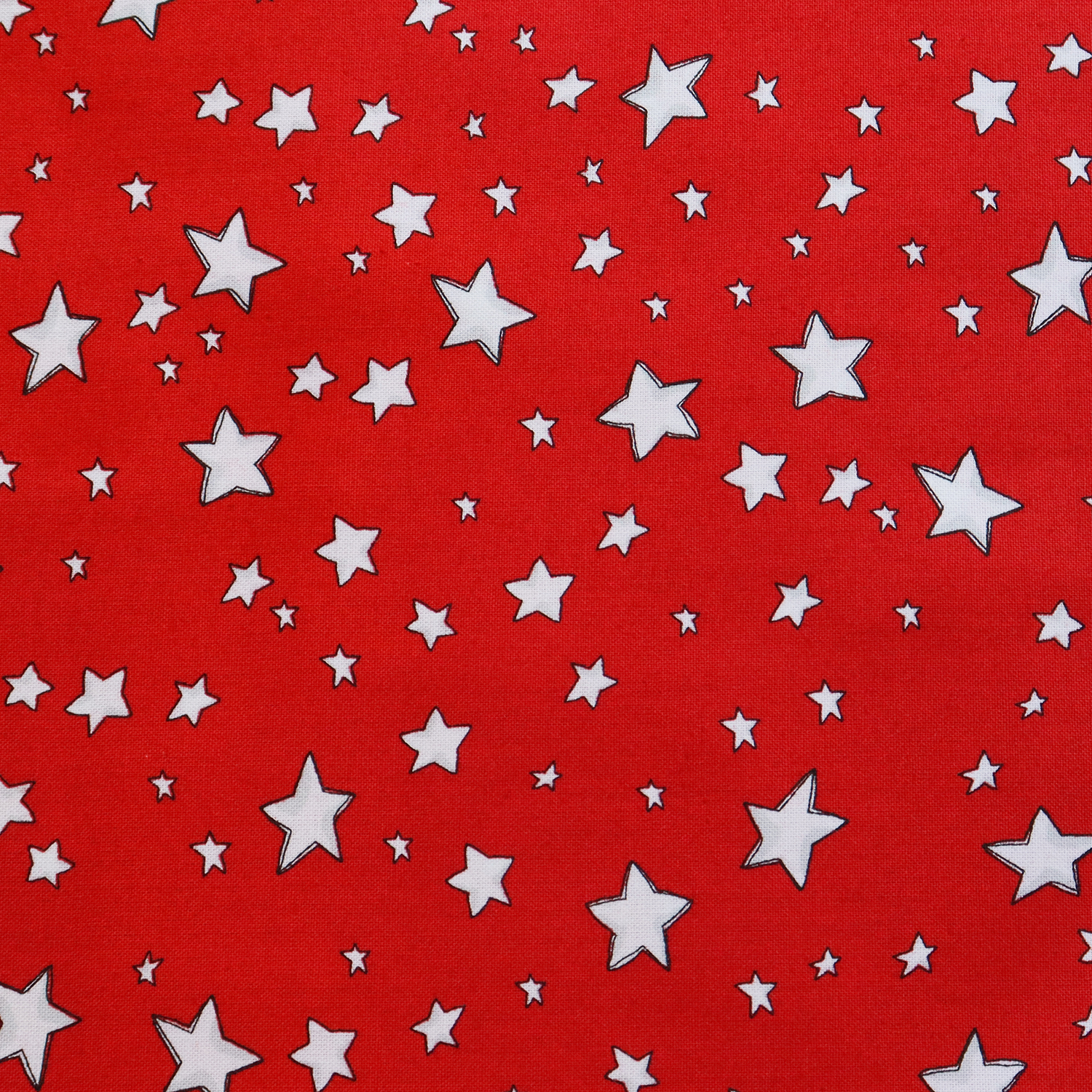 ■LORA692-396R ローラライデザインズ US スター レッド 巾約110cm 原反約10.9m巻き (巻)