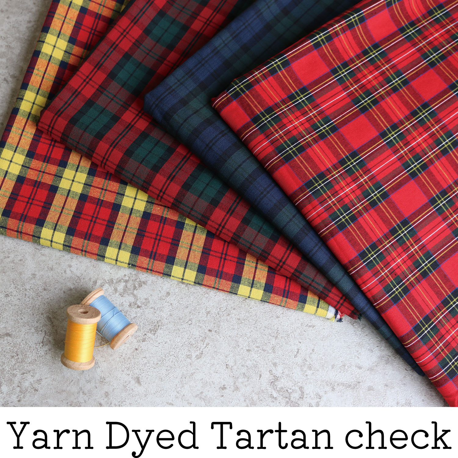 IBK4860 Yarn Dyed Tartan Check  ,1m/unit  (m)