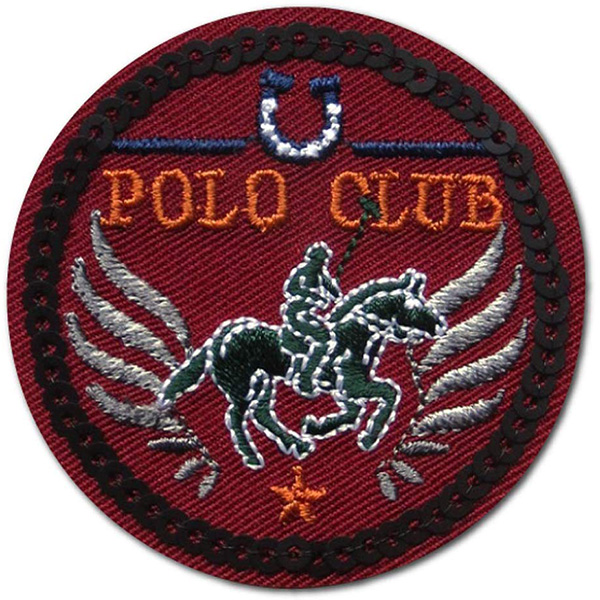 BW021-05194 オトナ ワッペン ポロ (枚)
