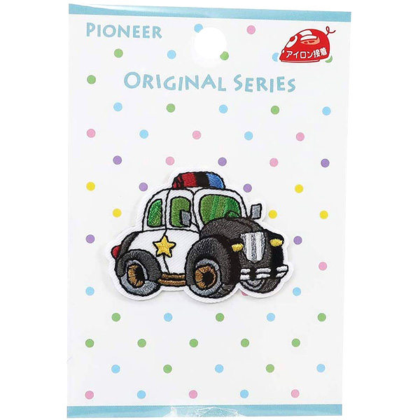 WB400-23004 オリジナル ワッペン パトカー (枚)