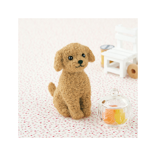 H441-421 Crafting Pack Poodle Apricot Felt Kit (pcs)