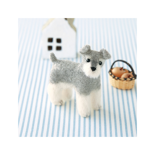 H441-423 Crafting Pack Miniature Schnauzer Felt Kit (pcs)