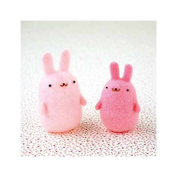 H441-447 Round Mascots Rabbit Felt Kit (pcs)