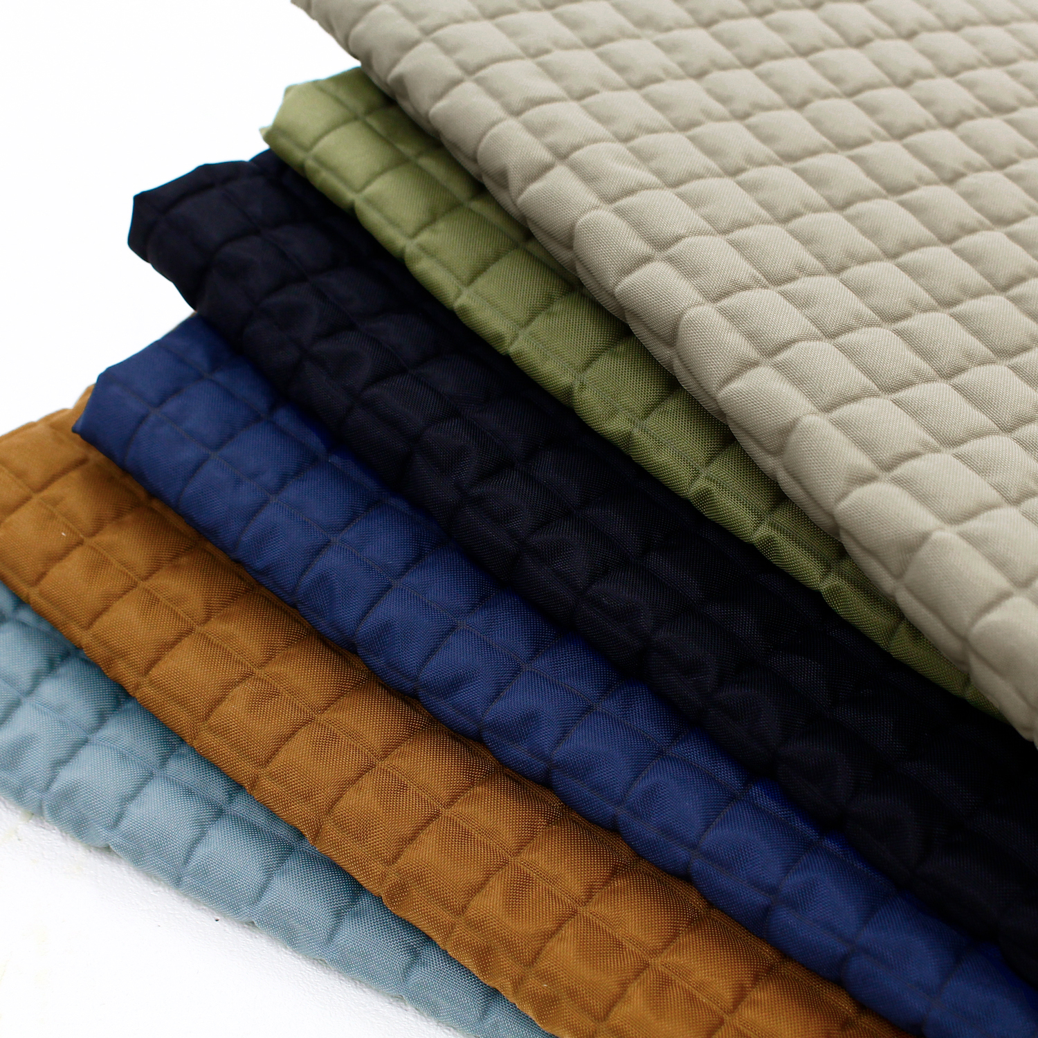 KYU210 ぽこぽこ ナイロン生地 「CUBE」 1m単位 (m)