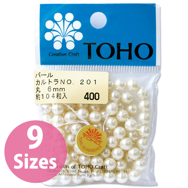 【1/23まで特価】TOHO 丸型パール 201 カルトラ (袋)