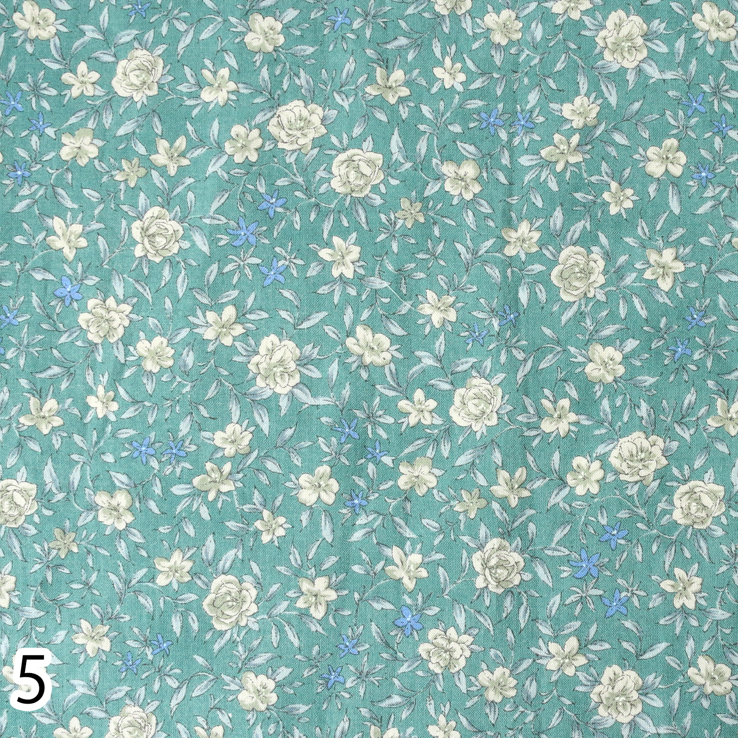 【WEB限定・原反特価】■B83041-1-5 Nostalgia collection　花柄プリント フラワー 60ローン生地 110cm巾 原反特価 (巻)