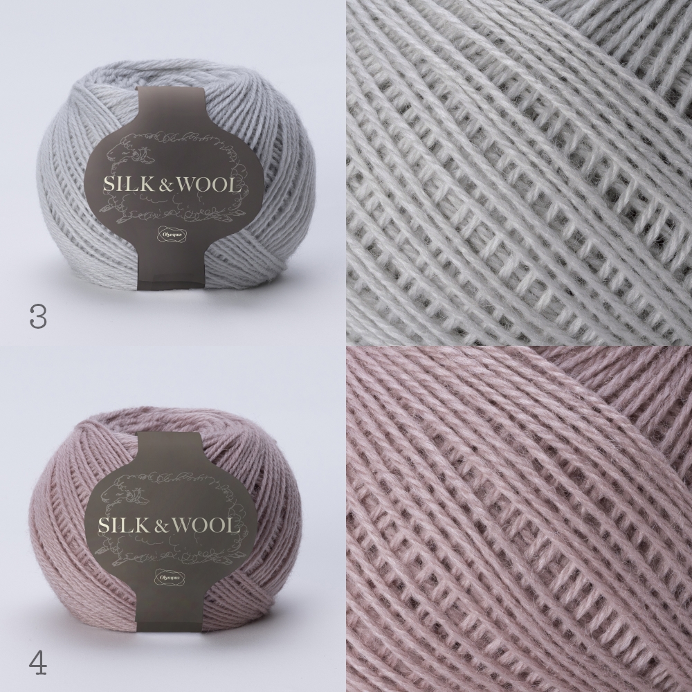 お取り寄せ・返品不可】OLY-SILKW SILK&WOOL 50g玉巻 同色6玉入
