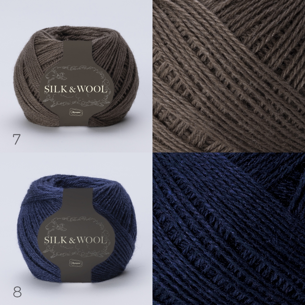 ランキングや新製品 お取り寄せ・返品不可】OLY-SILKW 同色6玉入 50g玉巻 SILK&WOOL クラフト・布製品