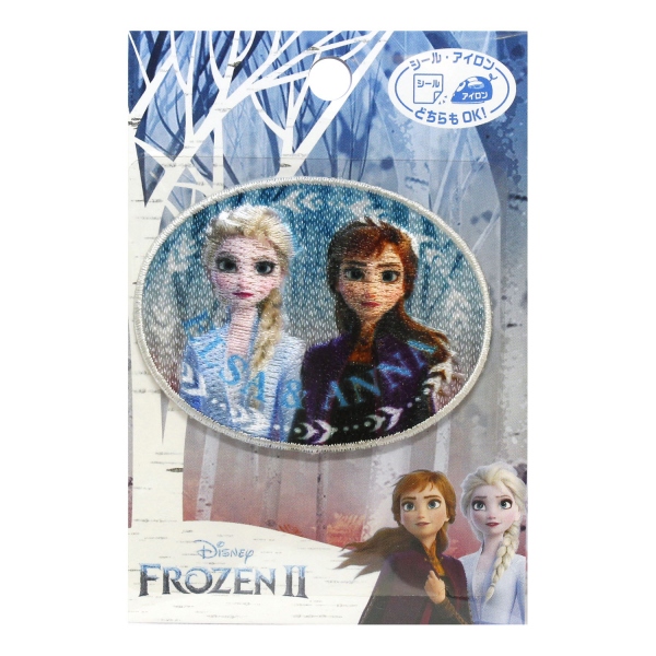 MY6001-MY448 ディズニー アナと雪の女王 「アナとエルサ」FROZEN アイロン・シール両用接着ワッペン (枚)