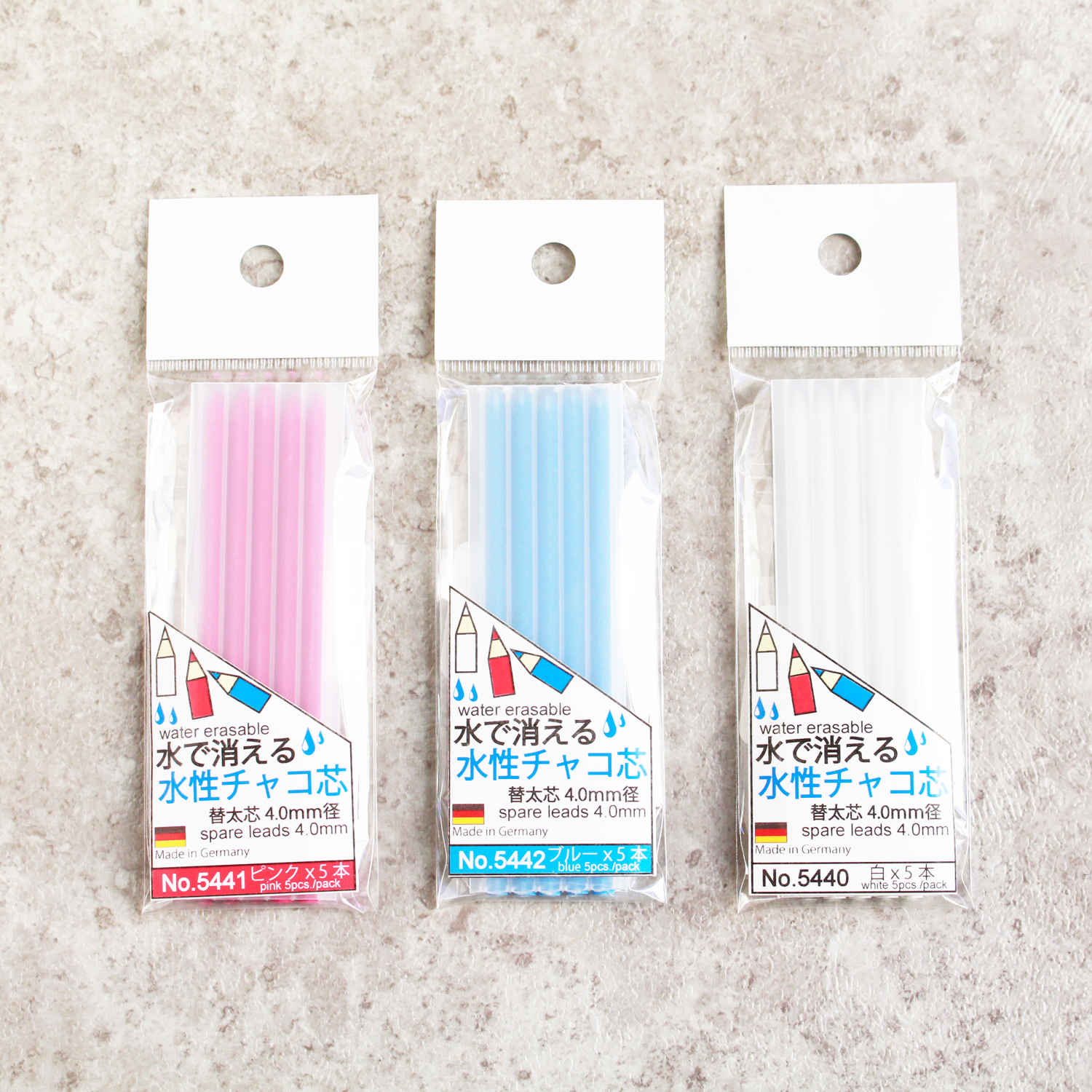 SDY ノック式水性チャコ用替え芯 5本入 (個)