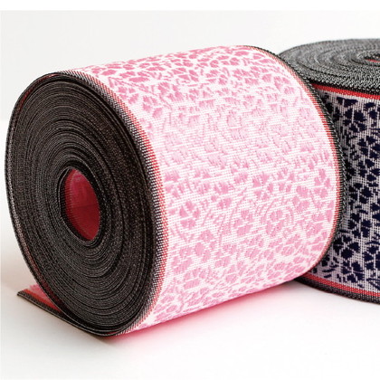 HER523　Tatami Edge Tape Flower Pink 10m roll (roll)