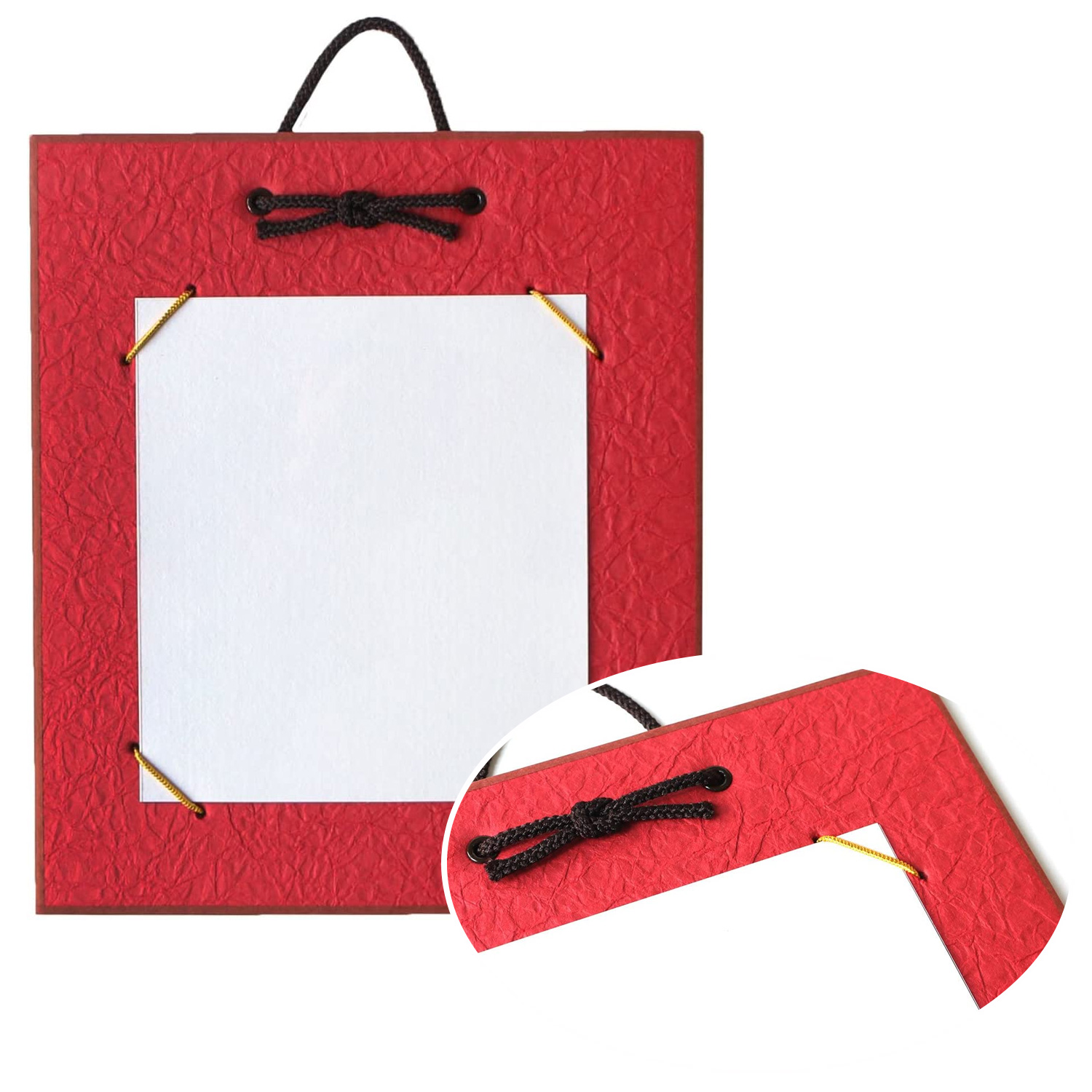 MS1300 Small Decorative Washi Decoration Hanger Red (pcs)