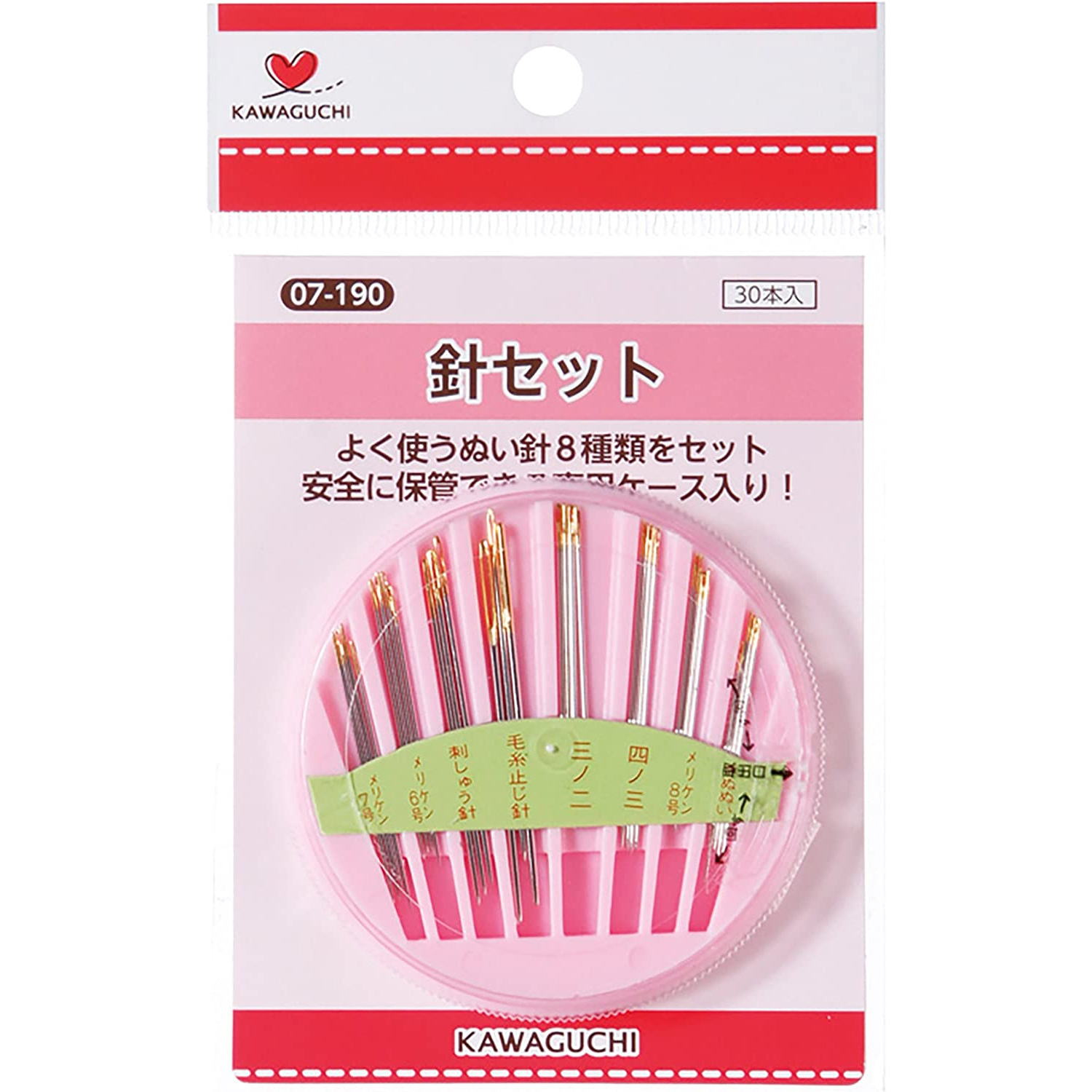 TK07340 KAWAGUCHI Needle Set, Pack of 30 pcs (set)