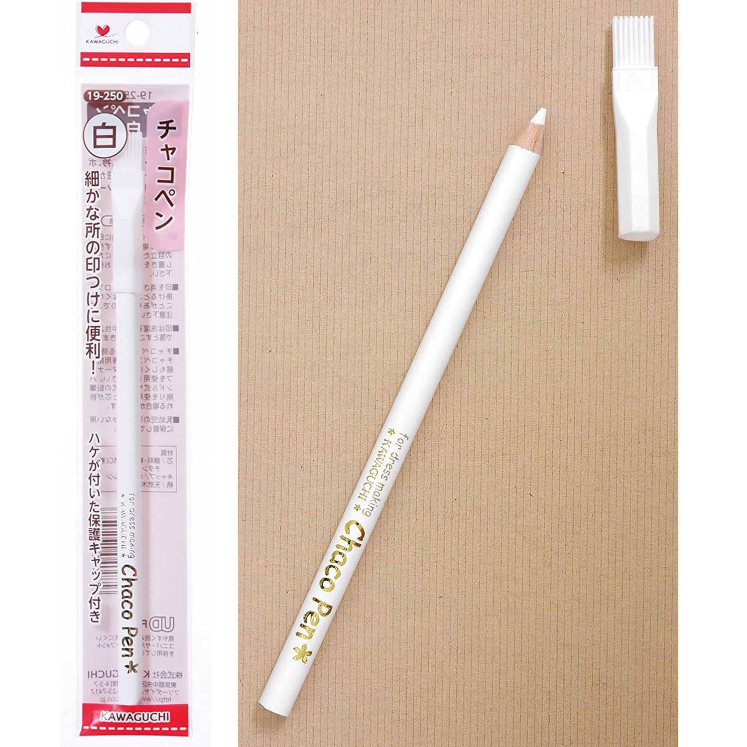 TK19250 KAWAGUCHI Charcoal Pen White (pcs)