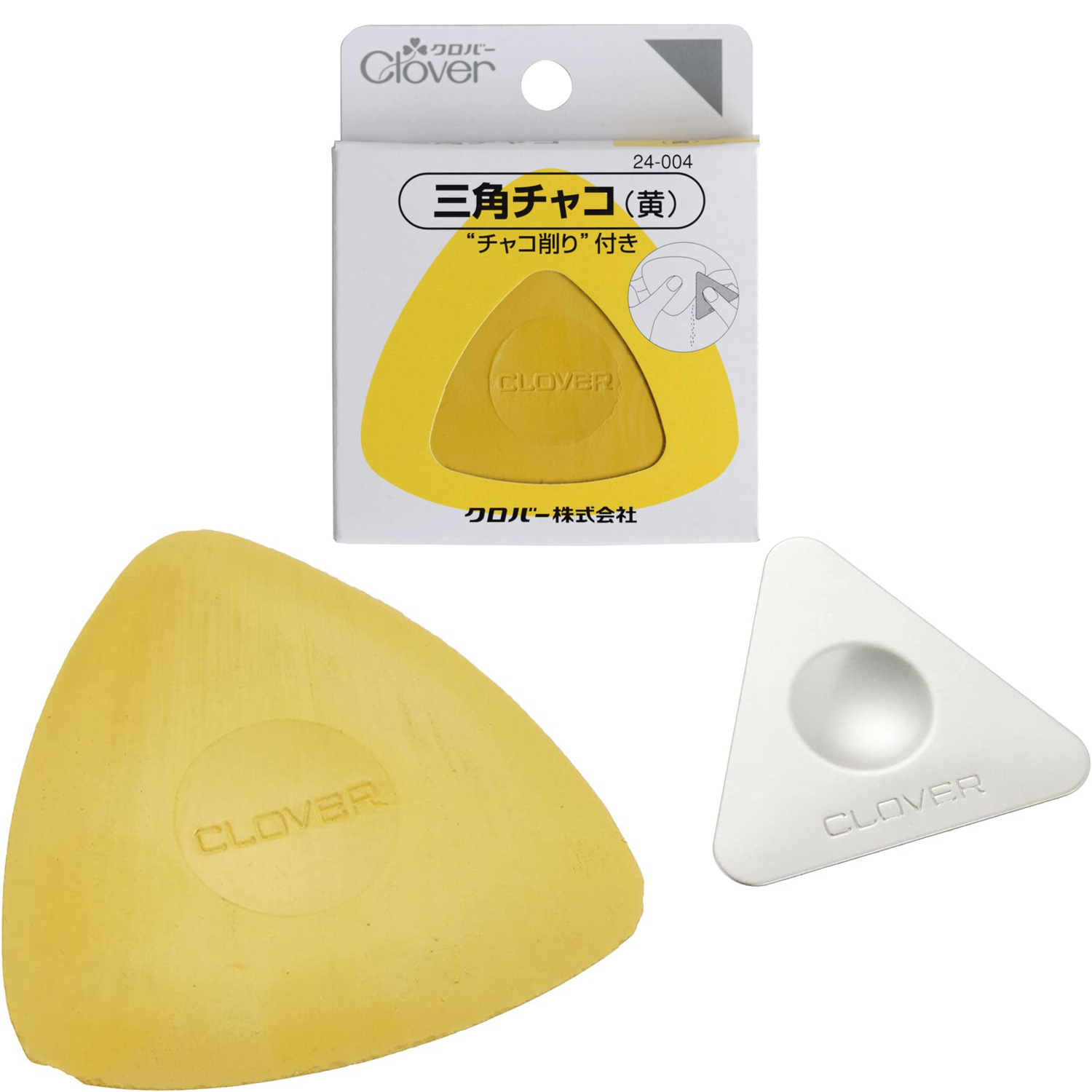 CL24-004 Clover Trianglular Chaco Dressmaking Chalk yellow (pcs)