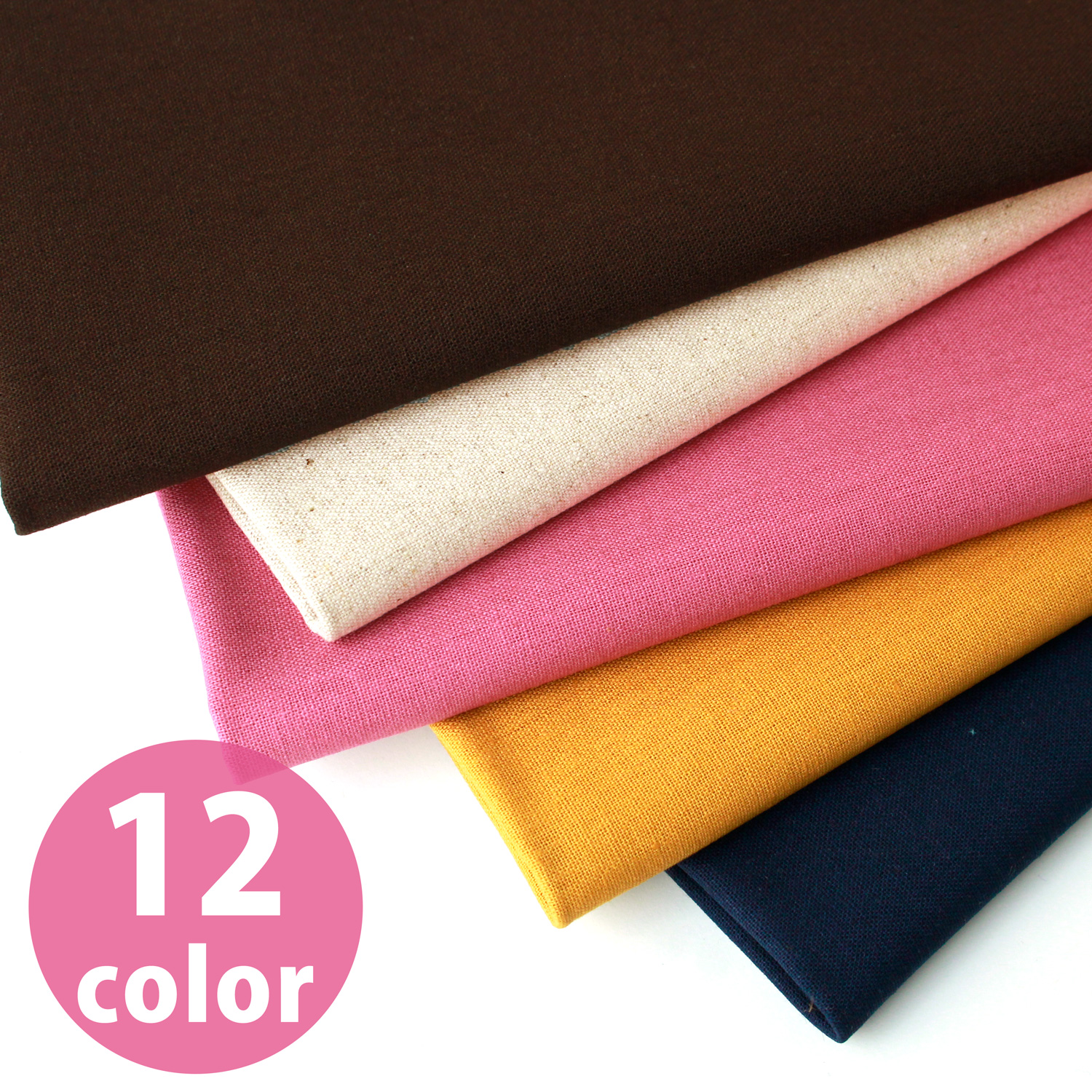 ■ICH19000R-10 Cotton/Linen Canvas Vivid Color 12m Bolt (roll)