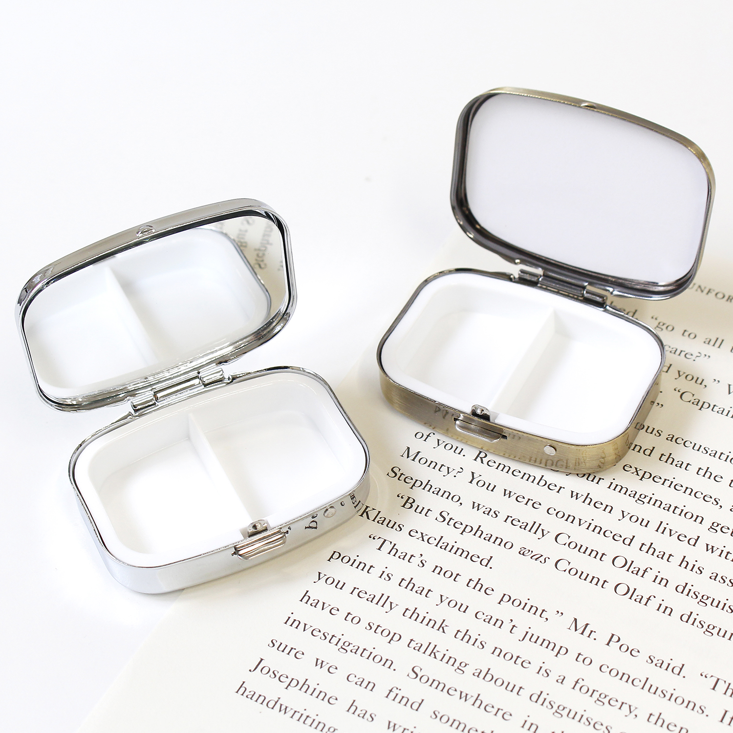 感謝祭】A8-30～31 ピルケース 長方形 W55×H45mm 同品番10個購入毎に1