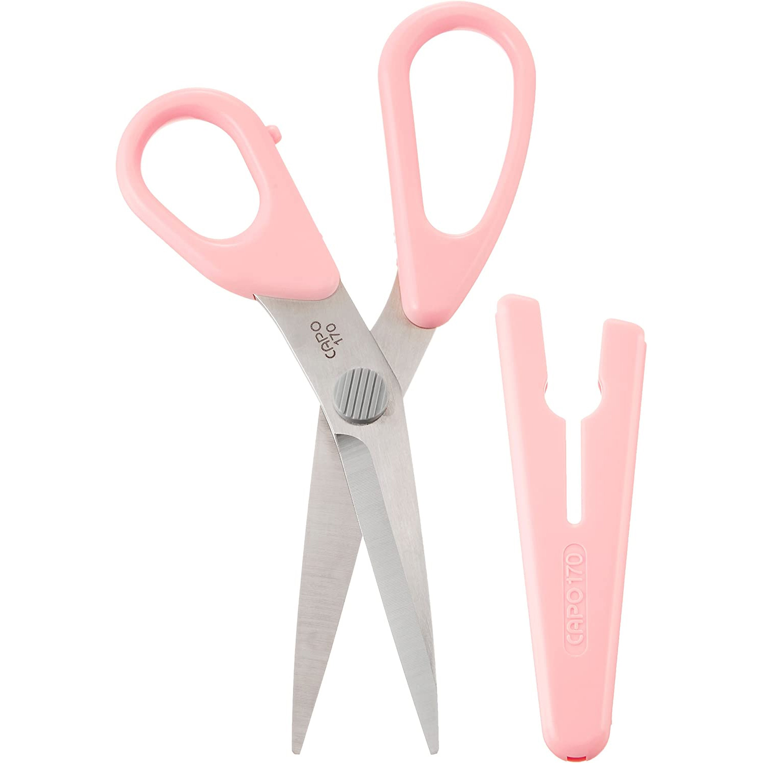CL36-661 Clover Stainless Scissor CAPO170 with cap, Pink 17cm (pcs)