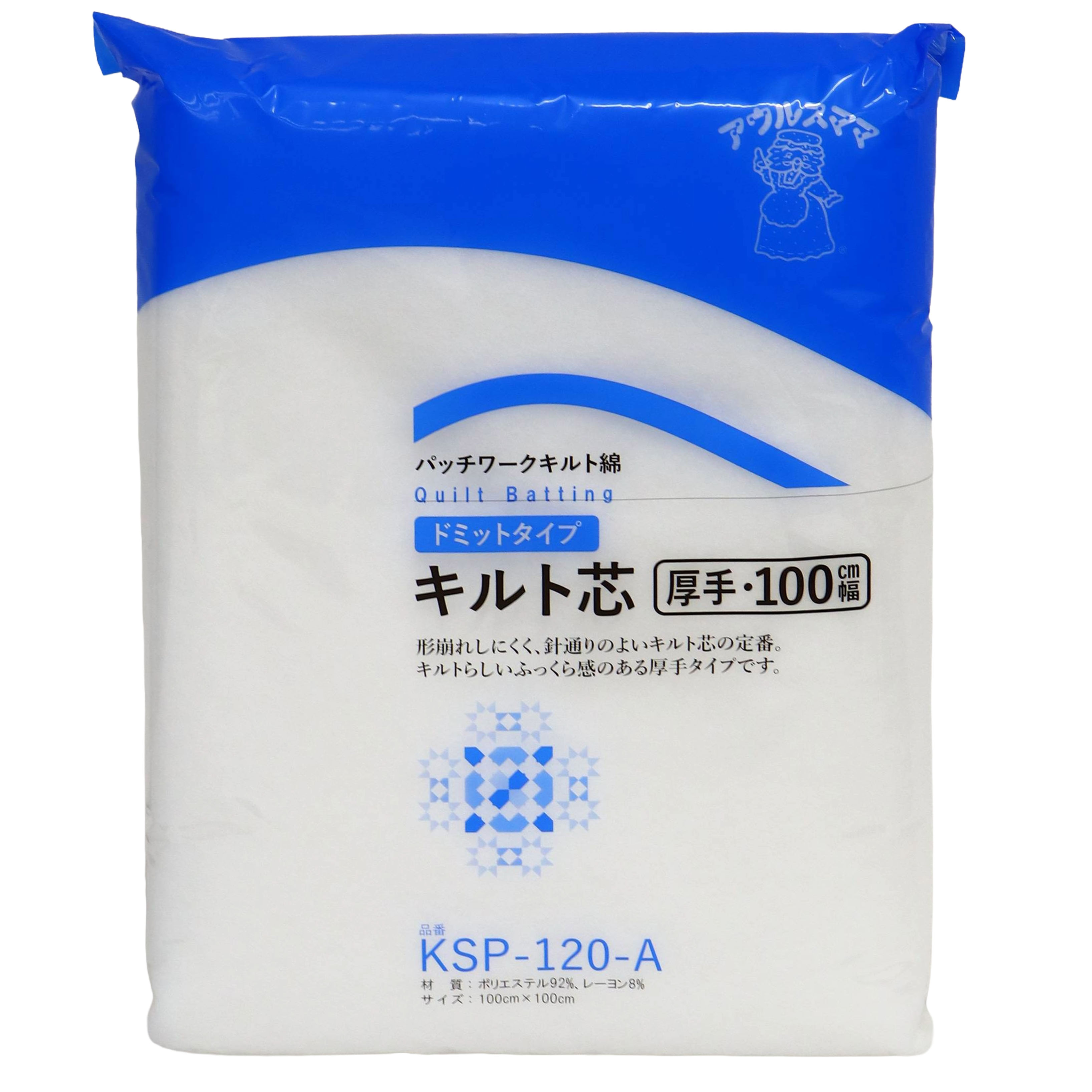 KSP120-A キルト綿 厚さ標準 接着無し 1m (袋)