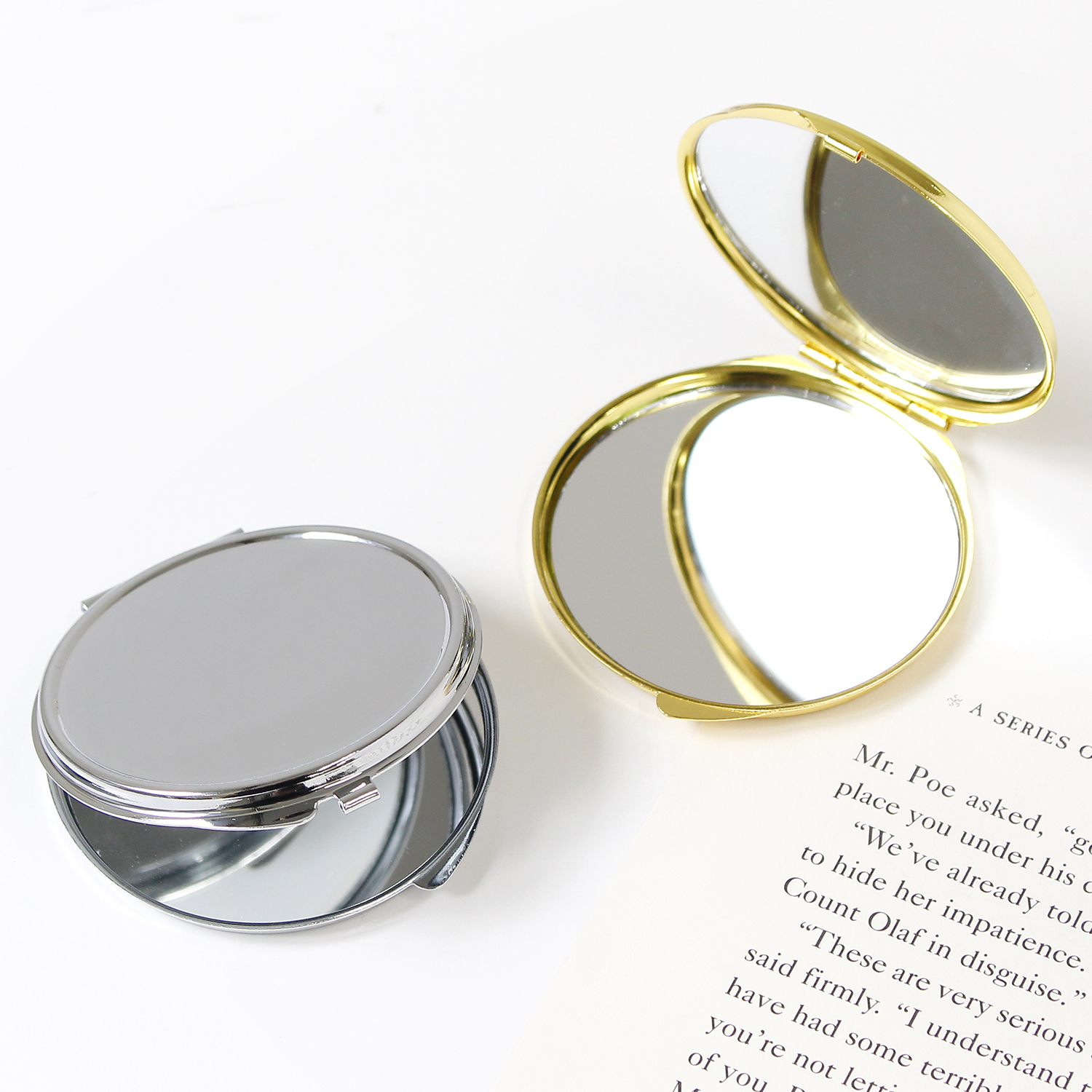 KE272-273 コンパクトミラー 丸型 1個入 (袋)