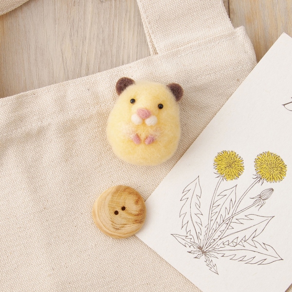 羊毛フェルト】キンクマハムスターを作る／Needle felting - YouTube