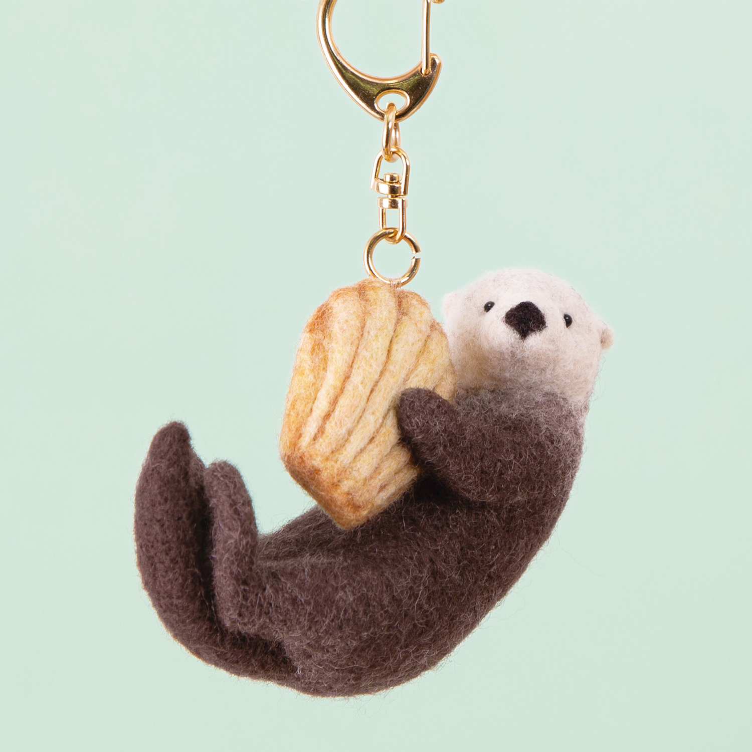 【年内終了】【お取り寄せ・返品不可】H441-633 ラッコとマドレーヌ 羊毛フェルトキット (個)