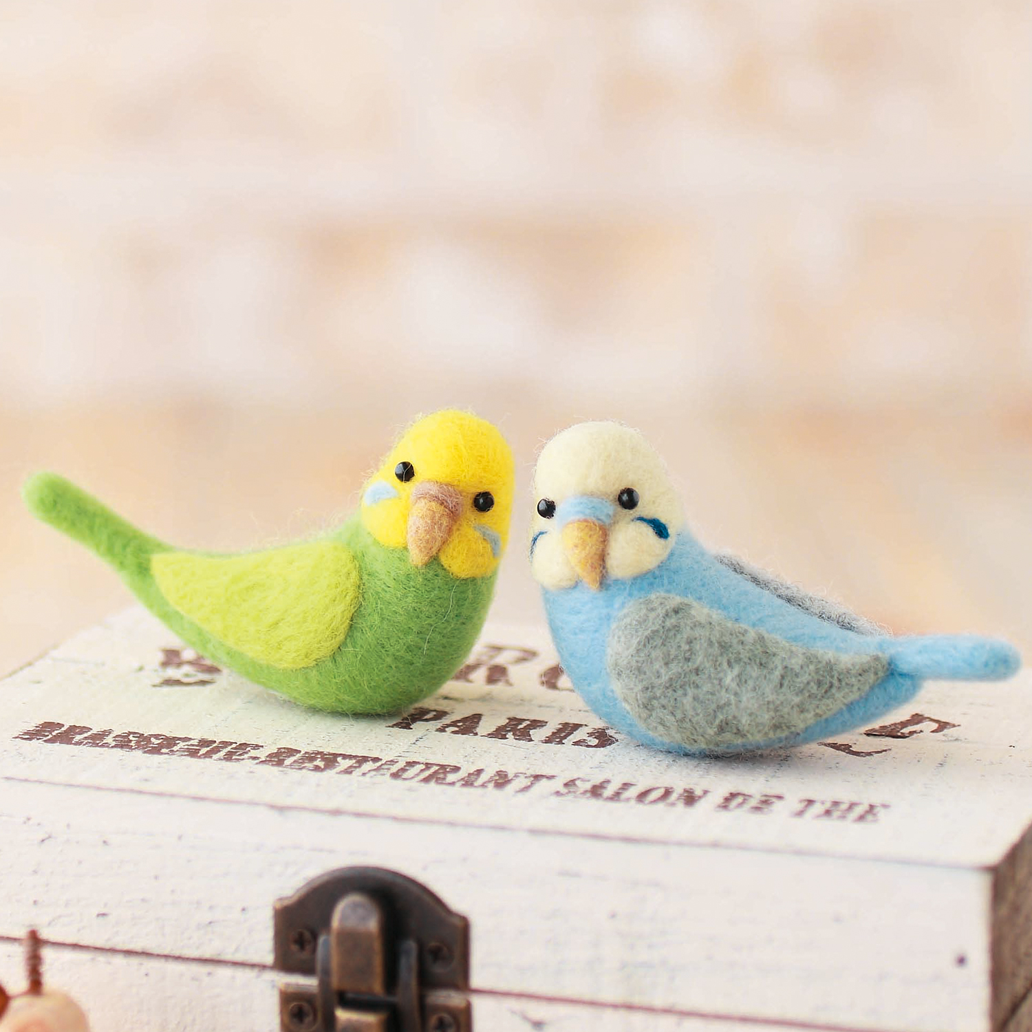 【年内終了】【お取り寄せ・返品不可】H441-321 セキセイインコ 羊毛フェルトキット (個)