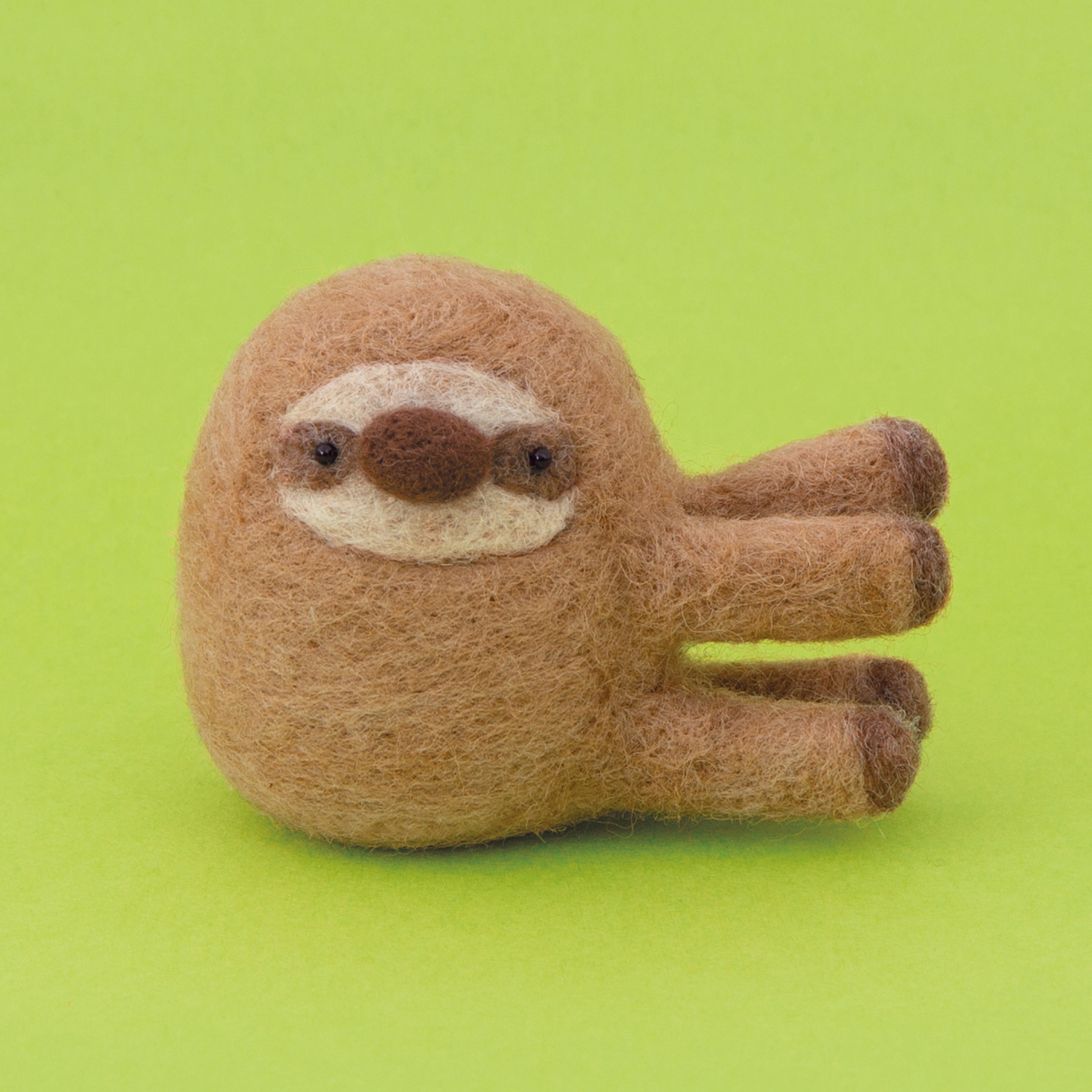 【お取り寄せ・返品不可】H441-657 のんびりナマケモノ 羊毛フェルトキット (個)