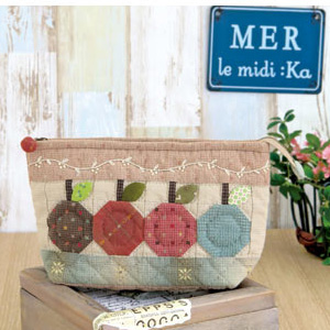 お取寄せ 返品不可 Pa718 パッチワークキット キュートなりんごのポーチ 個 Chuko Online