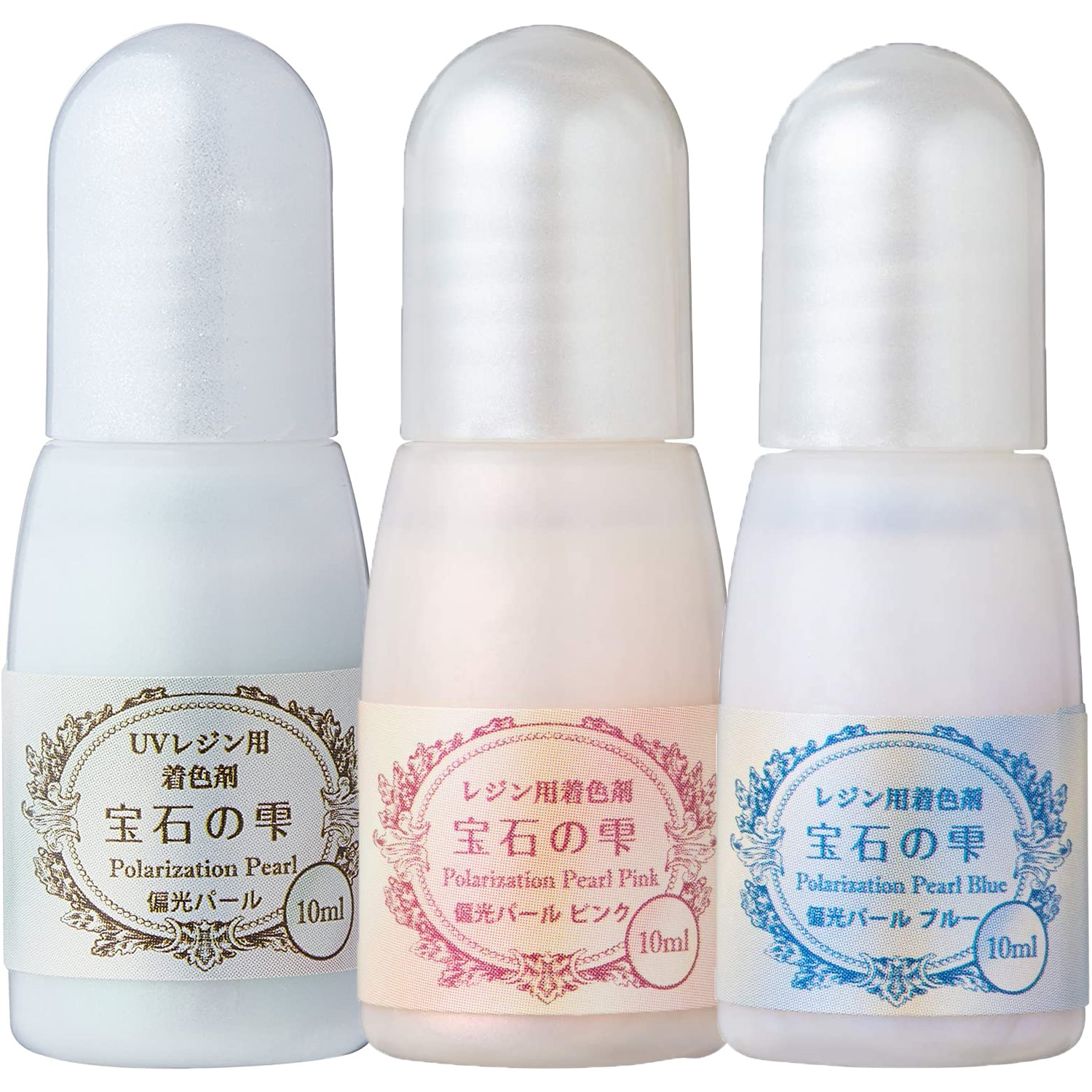PDC403235・60～61 宝石の雫 レジン専用着色剤 偏光タイプ 10ml (個)