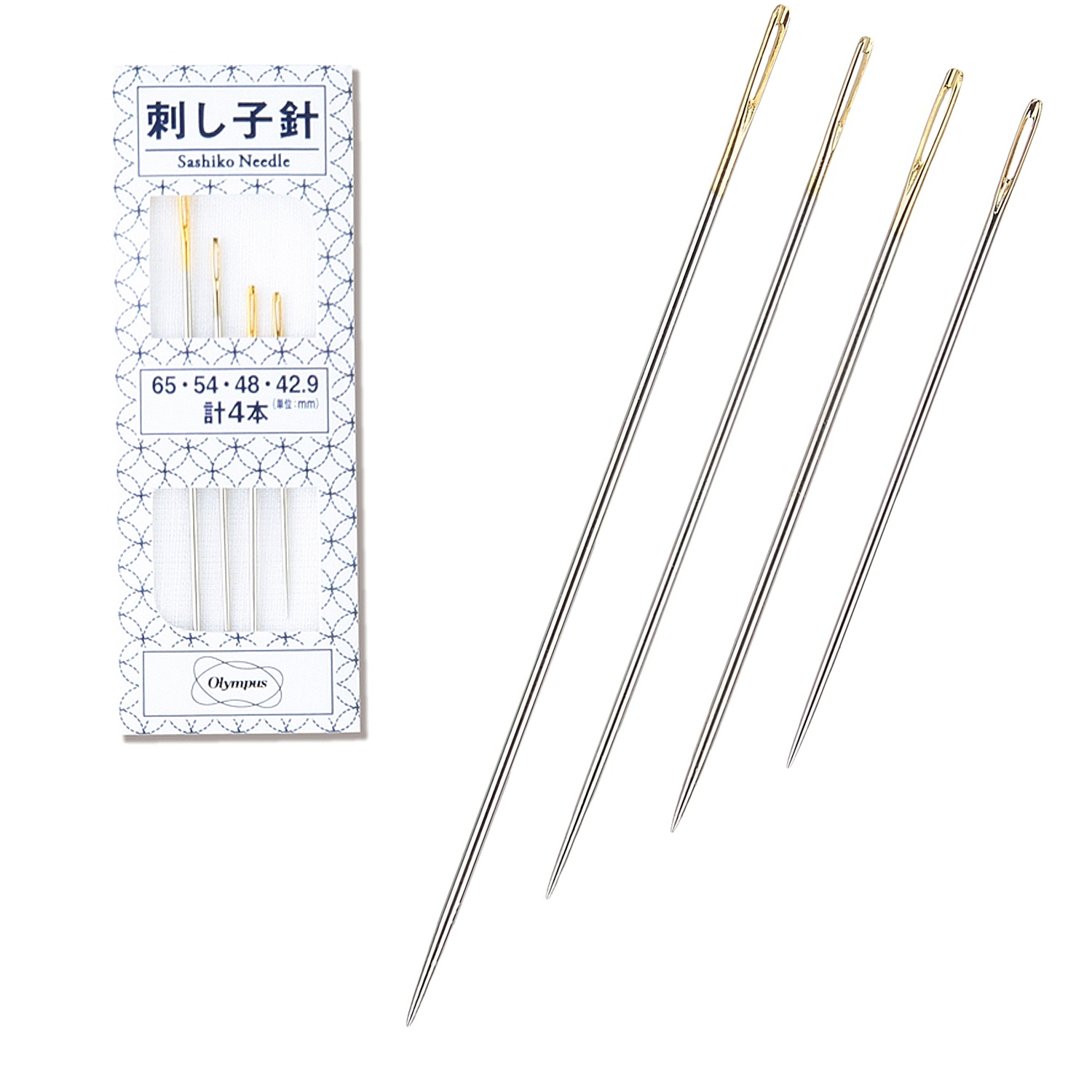 OLY30499 Sashiko Needle 4pcs (pack)