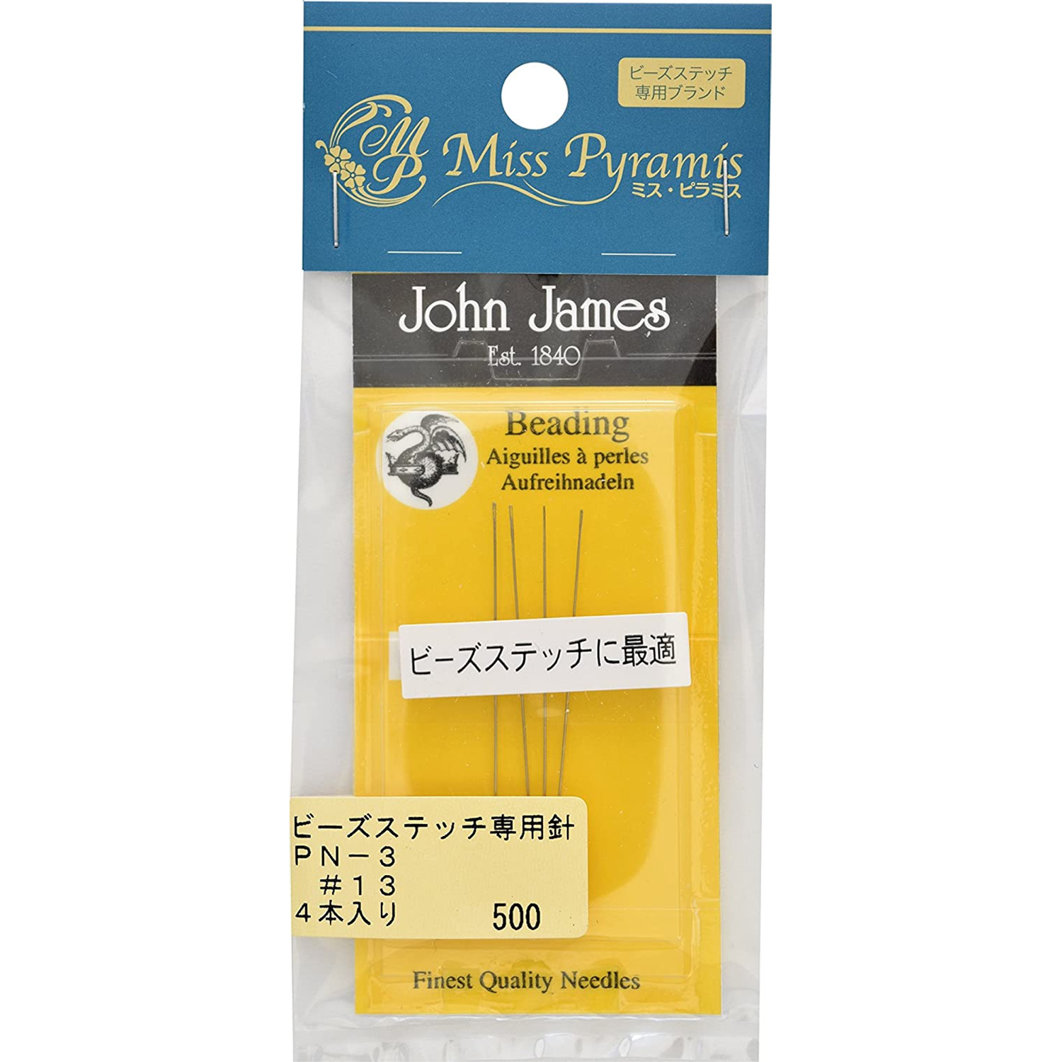 [Order upon demand, not returnable]TOH-PN ビーズステッチ専用針 John James (枚)