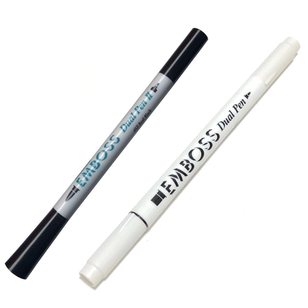 EM-57・81　Embossing Pen  Black/Clear (pcs)