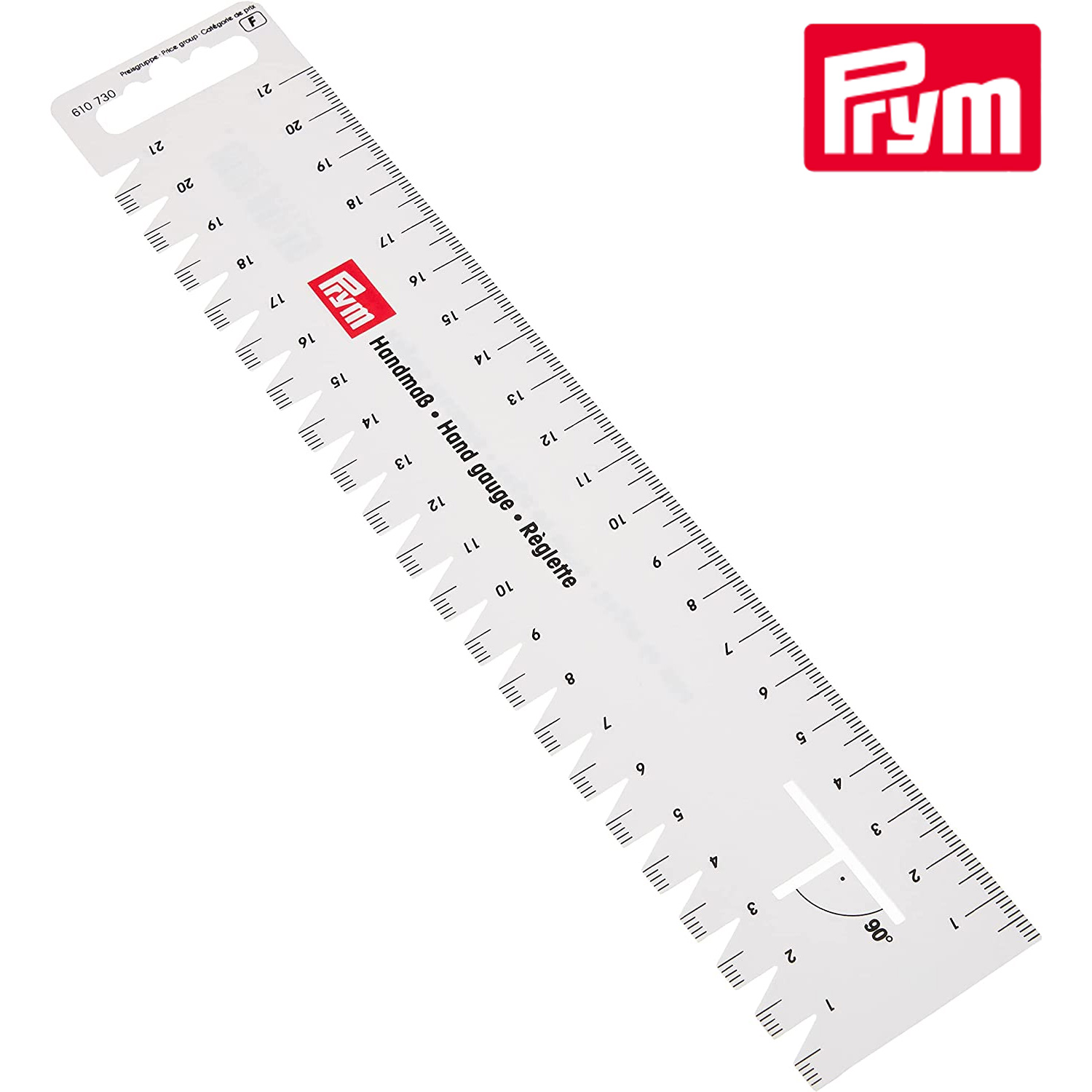 PRM610730 Prym Hand-sewing Gauge 210mm x 45mm (pcs)