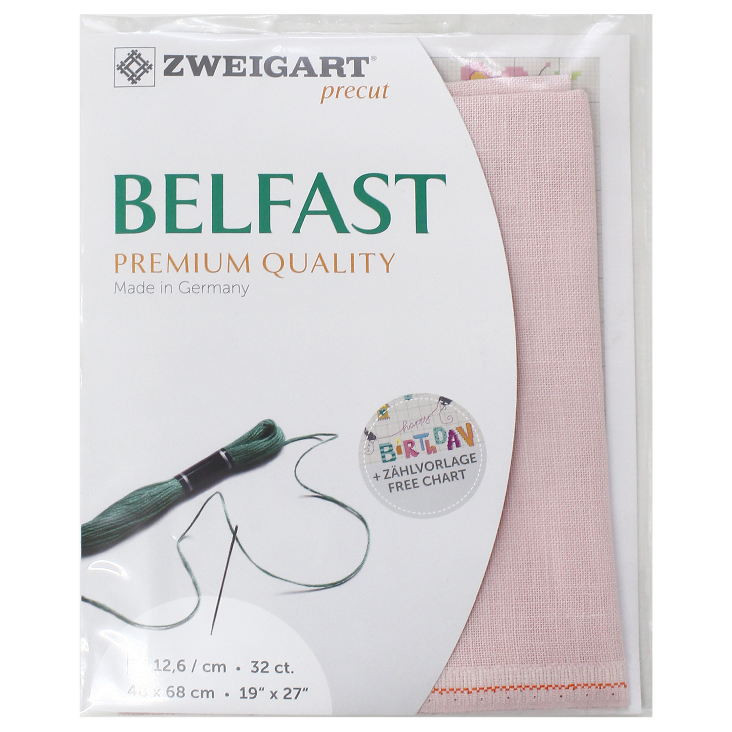 ZW3609P ZWEIGART BELFAST ベルファスト リネン刺しゅうクロス