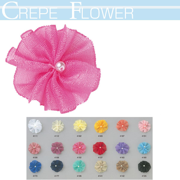 [Order upon demand, not returnable]    AKF   Crepe Flower   6 pcs