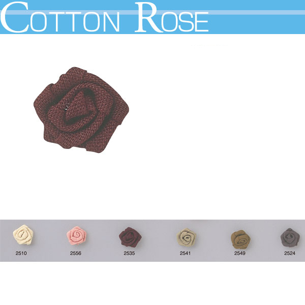 [Order upon demand, not returnable]    R2.5   Cotton Rose   6 pcs