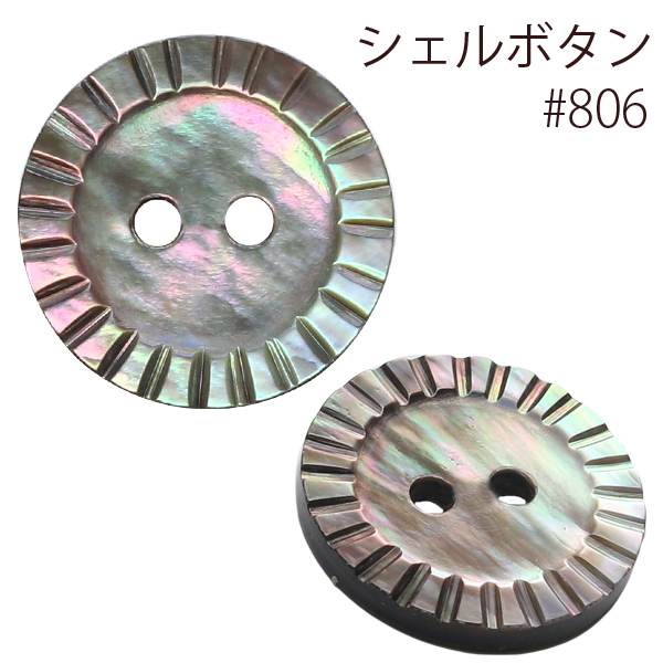 #806 Shell Button (pcs)