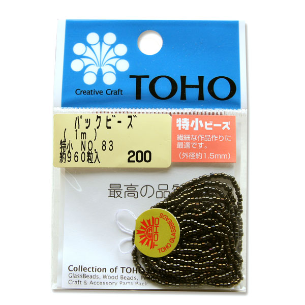 SSB-83-PC TOHO 糸通しビーズ特小 NO.83 玉虫 約960粒 (袋)