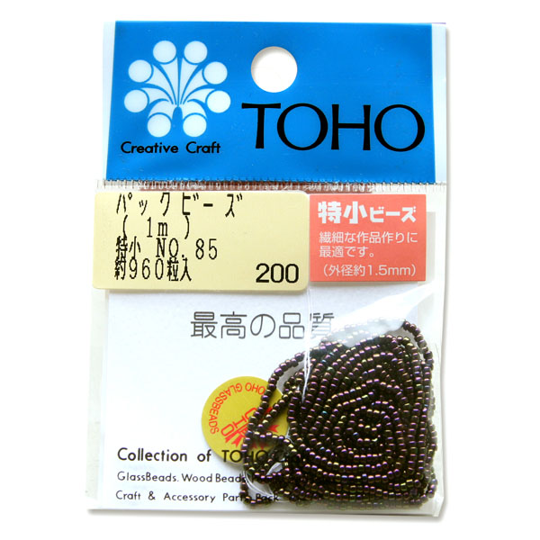 SSB-85-PC TOHO 糸通しビーズ特小 NO.85 玉虫 約960粒 (袋)