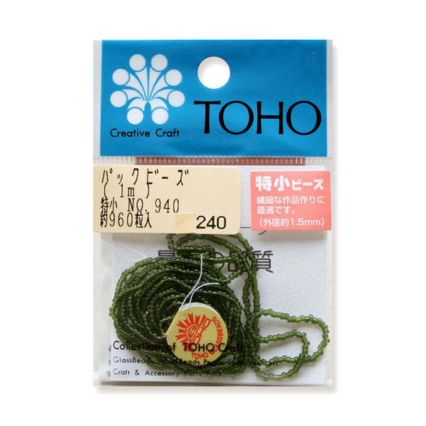 SSB-940-PC TOHO 糸通しビーズ特小 NO.940 スキ 約960粒 (袋)