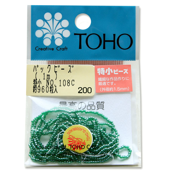 SSB-108C-PC TOHO 糸通しビーズ特小 NO.108C スキラスター 約960粒 (袋)