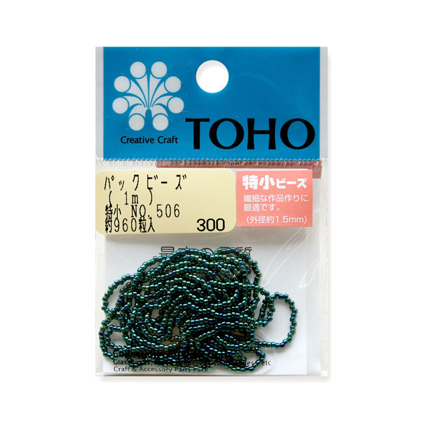 SSB-506-PC TOHO 糸通しビーズ特小 NO.506 高級玉虫 約960粒 (袋)