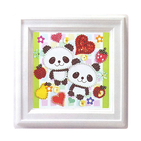 [Order upon demand, not returnable]TOH-G399 Beads Crafting  Mini Push, panda friends (pack)