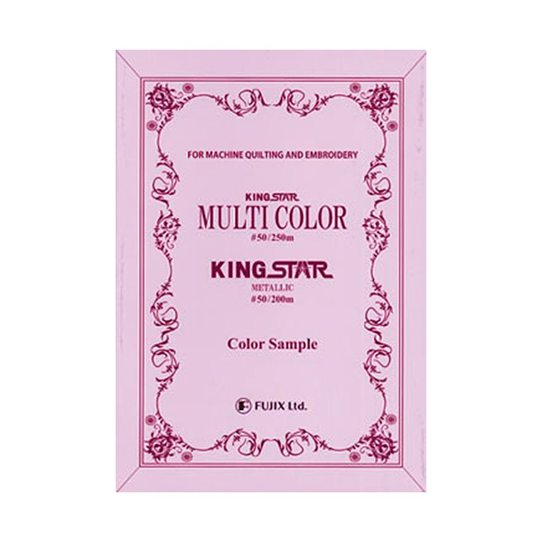 FK9074000 FUJIX Multi-color Thread  Swatch Book (pcs)