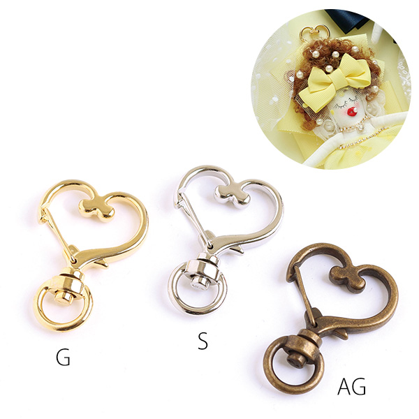 S27-504～506 Clasp Heart OD W2.4cm 10pcs (袋)