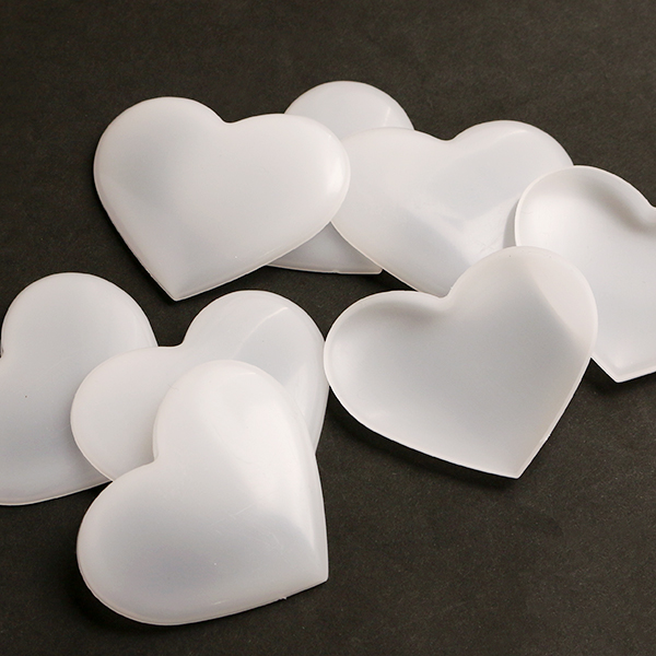 CGP-HM-50 Heart Shape Cover Buttons 4.1x5cm (50pcs) (pack)