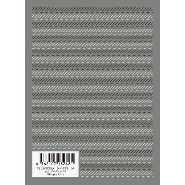 【お取り寄せ・返品不可】NN-TAT-106 tatiプロデュース5 Oblique Line ネイルシール (枚)